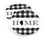 Illinois Black Plaid HOME Coasters