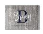 Personalized Cutting Board | Grey Tempered Glass