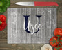 Personalized Cutting Board | Grey Tempered Glass