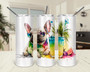 Beach French Bulldog Design Tumbler Gift For Dog Lover