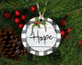 Hope Inspirational Christmas Round Ornament
