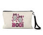 Boo Halloween Fall Design Cosmetic Bag Wristlet  Makeup Bag