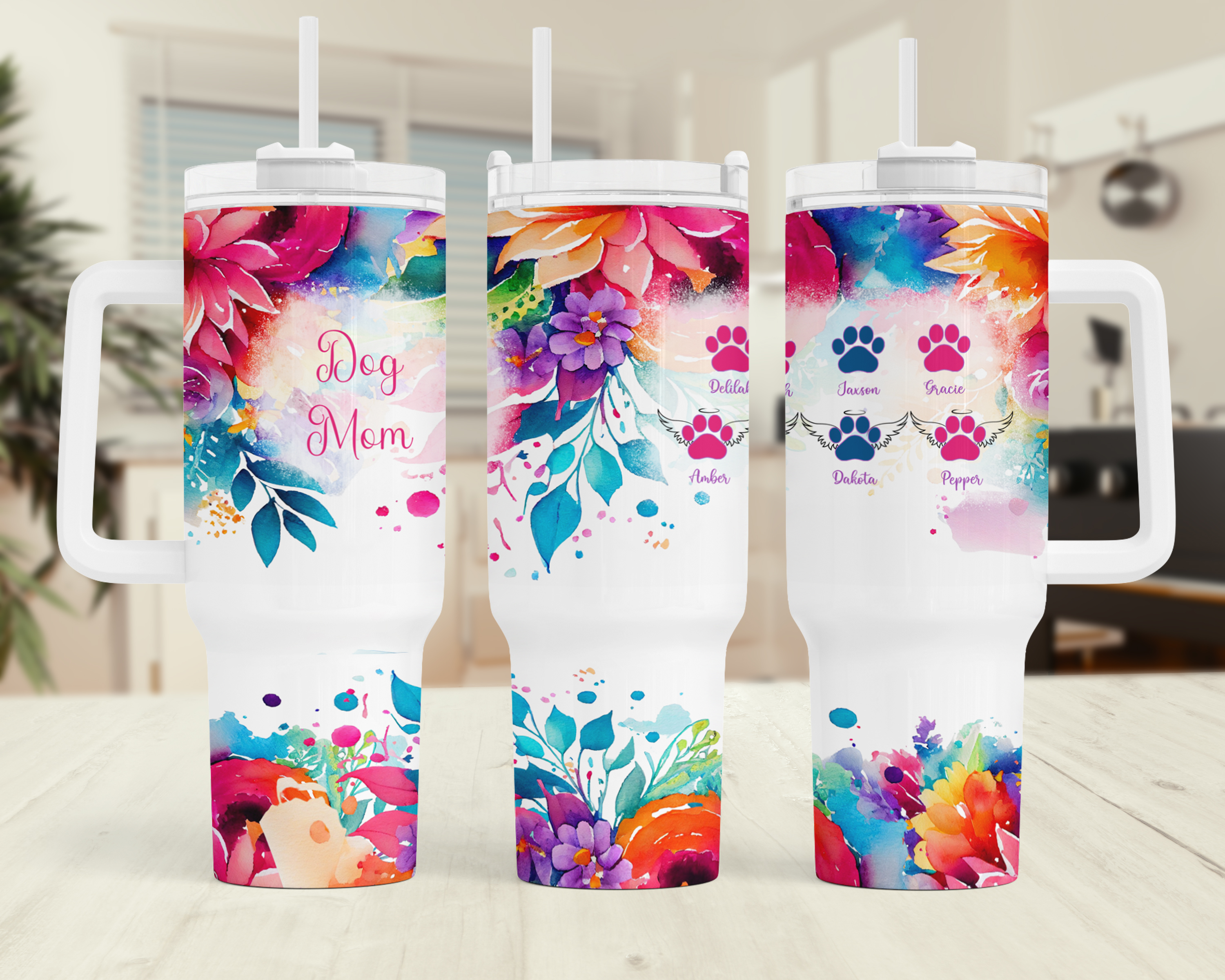 Best Fur Mama Ever - Personalized Tumbler Cup
