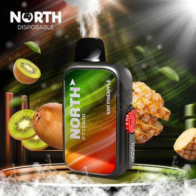 North FT12000 15ML 12000 Puffs Disposable - Kiwi Pineapple