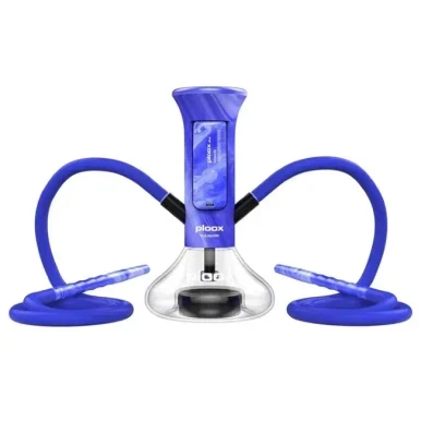 PLOOX X HOOKAH BY LUXPODZ (Free Ploox Device 5%) - Resin Blue