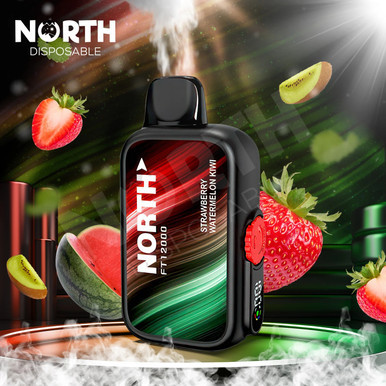 North FT12000 15ML 12000 Puffs Disposable - Strawberry Watermelon Kiwi