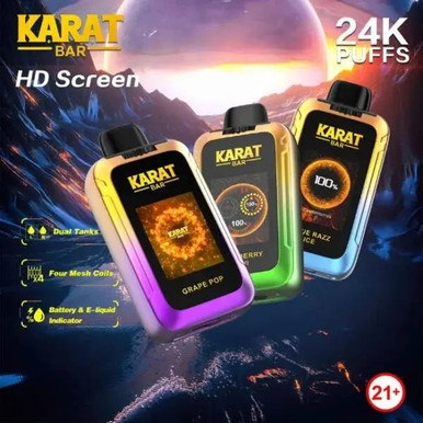 Karat Bar 24K Disposable Vape 5%