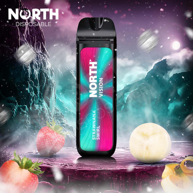 North Vision 15K Disposable - Strawnana Swirl