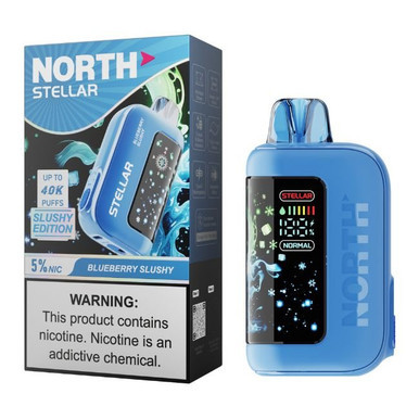 North Stellar Slushy Edition 40K Disposable - Blueberry Slushy