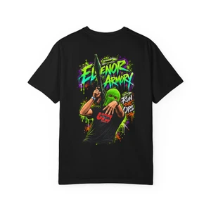 "Run the ops" Graphic Graffiti T Shirt 