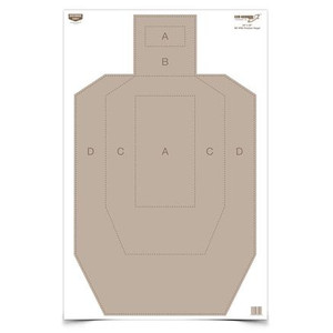Birchwood Casey EZE-Scorer IPSC Practice Targets - 23" x 35" - 5 Pack