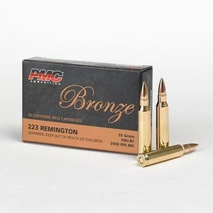 PMC Bronze .223 Remington 55gr FMJ - 20 Round Box