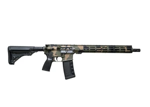 One Horse Express M81 Camo 16" 5.56 NATO/.223 AR-15 Rifle with Atrius FRS - OHX-AI01-2