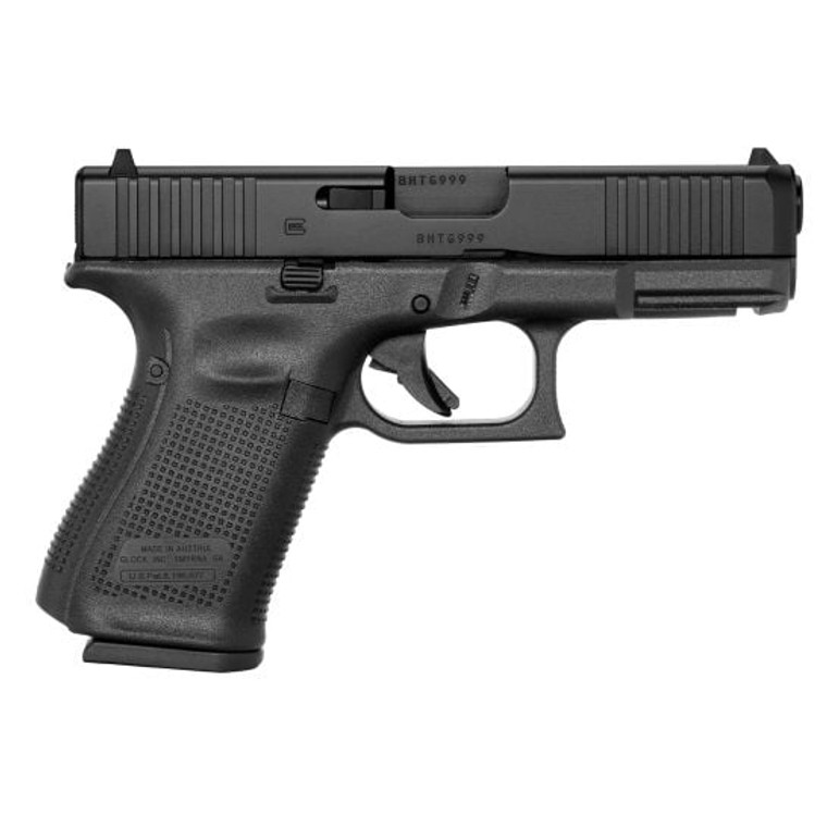 Glock G19 Gen 5 9mm Pistol, Black
