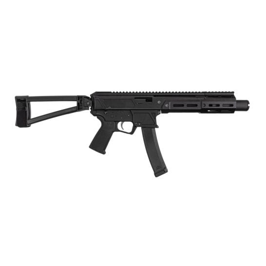 PSA JAKL 6.5 inch 9mm SD Pistol, Black w/ Triangle Brace