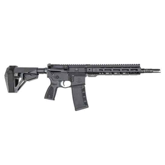 PSA Sabre-15 Forged 11.5" 5.56 Pistol w/ Rifle Speed Gas Block and SBA-5 Brace, Black