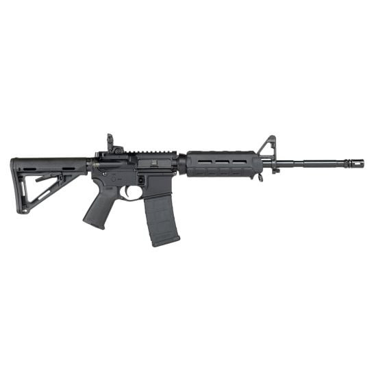 PSA PA-15 16" Nitride M4 Carbine 5.56 NATO MOE AR-15 Rifle w/ MBUS Rear, Black