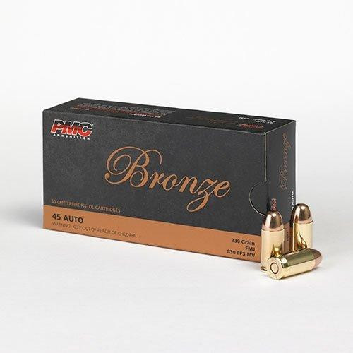 PMC Bronze .45 ACP 230gr FMJ - 50 Round Box