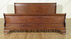 Low Profile Mahogany Sleigh Bed