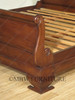 Low Profile Mahogany Sleigh Bed