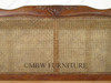 Low Profile Mahogany/Cane/Rattan Bed