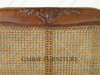 Low Profile Mahogany/Cane/Rattan Bed