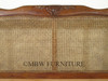 Low Profile Mahogany/Cane/Rattan Bed