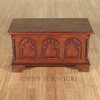 Carved Mahogany Blanket Chest Coffee Table