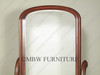 5.5Ft Tall Distressed Solid Mahogany Floor Standing Tilting Mirror