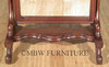 5.5Ft Tall Distressed Solid Mahogany Floor Standing Tilting Mirror