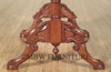 Mahogany Carved Standing Floor Mirror