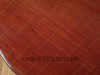 Distressed Solid Mahogany 6 Drawer Round Coffee Table