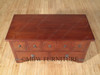 Distressed Solid Mahogany 7-Drawer Apothecary Chest Coffee Table