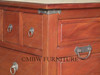 Distressed Solid Mahogany 7-Drawer Apothecary Chest Coffee Table