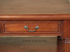 Solid Mahogany 2 Drawer Coffee Table w/ Shelf