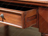 Solid Mahogany 2 Drawer Coffee Table w/ Shelf