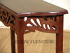 Solid Mahogany Carved Wall Console Table