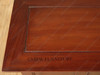 Solid Mahogany Distressed Low TV Media Storage Cabinet Table