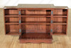 Solid Mahogany Distressed Low TV Media Storage Cabinet Table