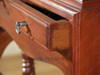 Distressed Solid Mahogany Men's Clothes Valet Stand Rack w/ Hanger