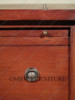 Distressed Solid Mahogany Mission 3-Drawer End Side Table
