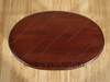 Solid Mahogany Heart Oval Magazine Rack Side Table
