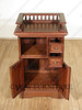 Solid Mahogany Telephone Stand Cabinet Occasional Side End Table