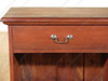 Solid Mahogany 2 Drawer Bookcase Bookshelf Display