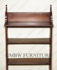 Solid Mahogany 4-Drawer Open Wall Bookcase Bookshelf Display Spice Rack Cupboard
