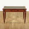 4ft Sheraton Black Leather Top Office Writing Desk