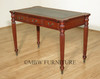 4ft Sheraton Black Leather Top Office Writing Desk