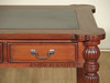 4ft Sheraton Black Leather Top Office Writing Desk
