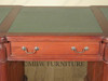 Distressed Partner's Desk w/ Leather