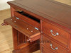 Solid Mahogany Executive Office Writing Desk